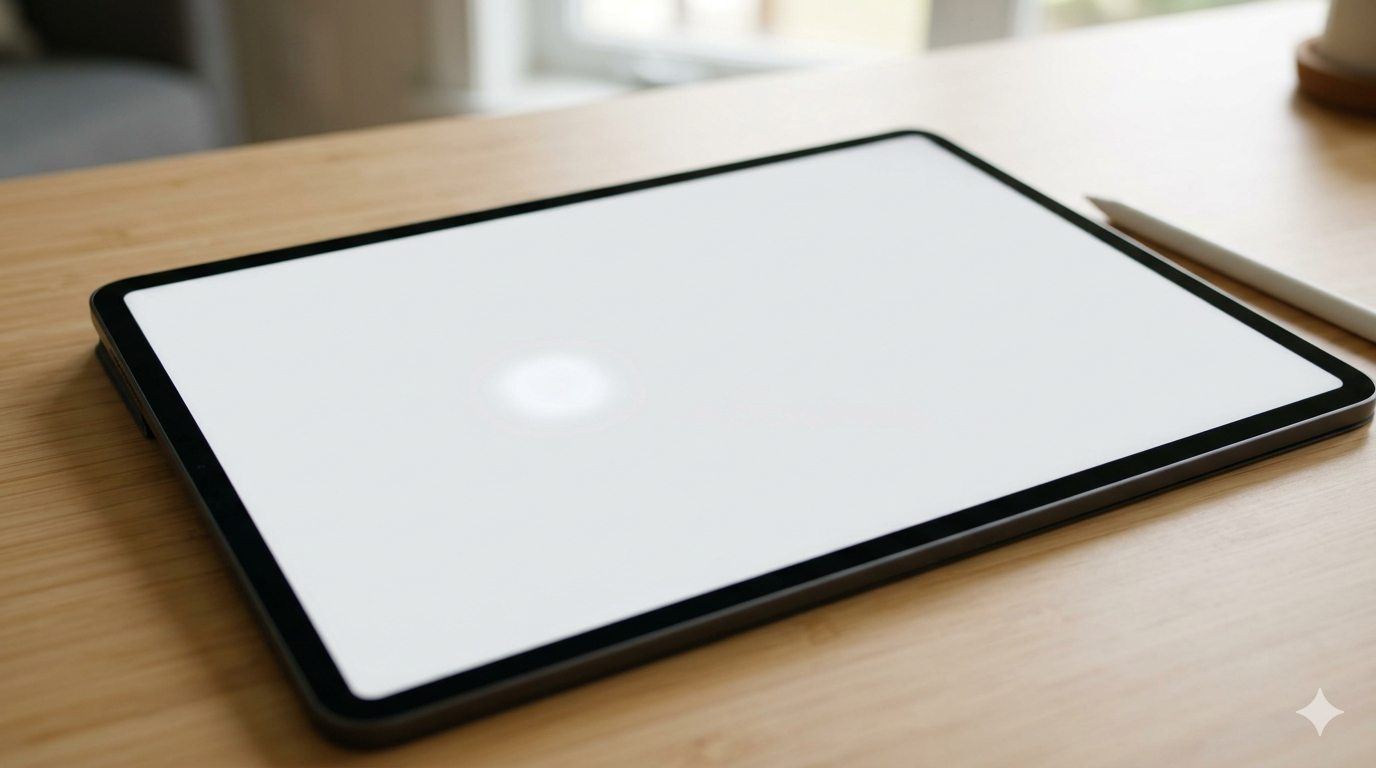 Dealing with White Spots on iPad and Tablet Displays