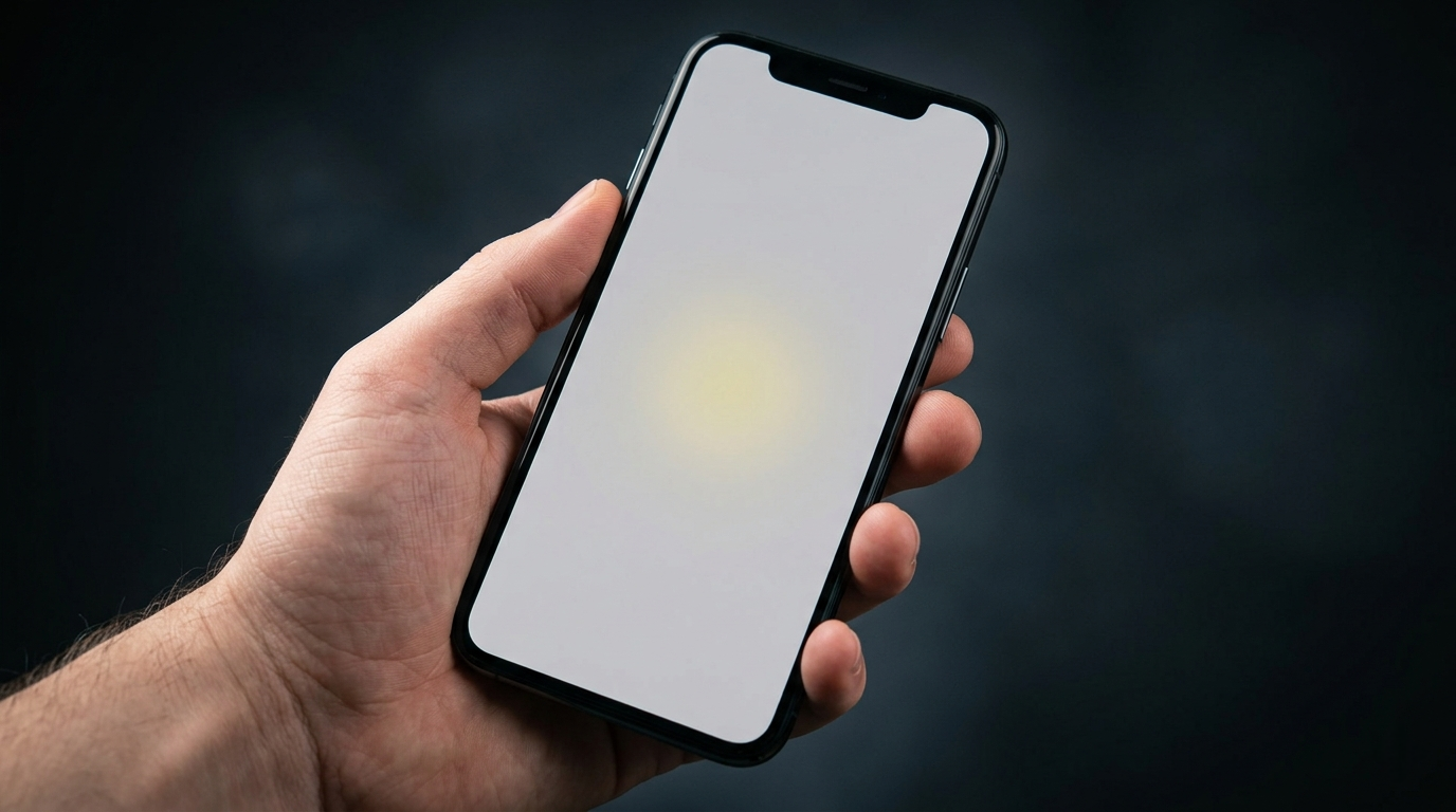Yellow-Spot-on-Mobile-Screen