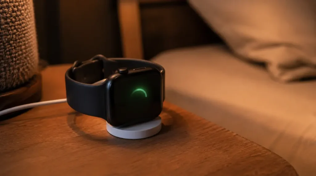 Apple Watch charging on magnetic charger while installing watchOS update fix